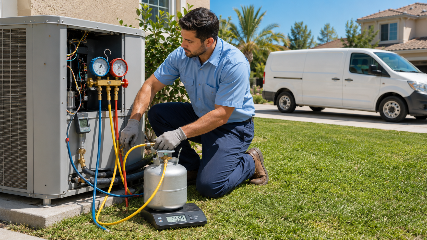 AC gas refill Abu Dhabi