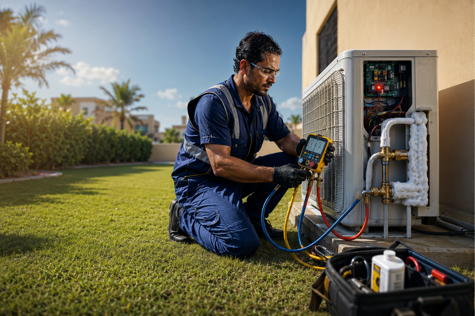 AC not cooling repair Abu Dhabi