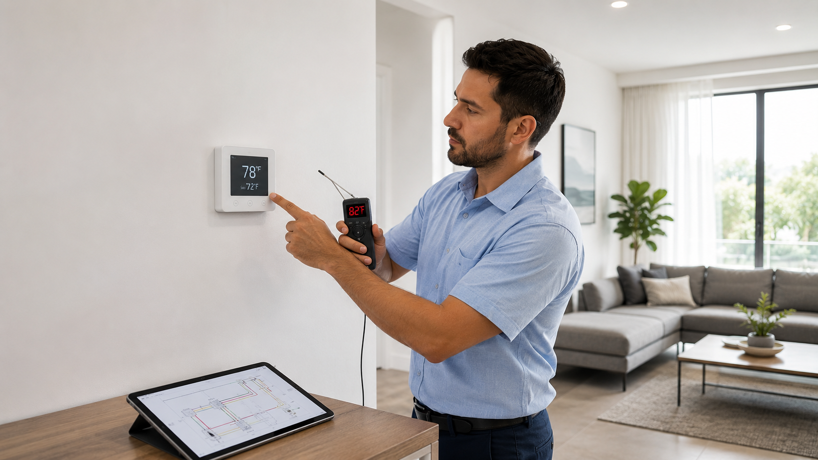 AC Thermostat Repair in Abu Dhabi - AC repair service 24