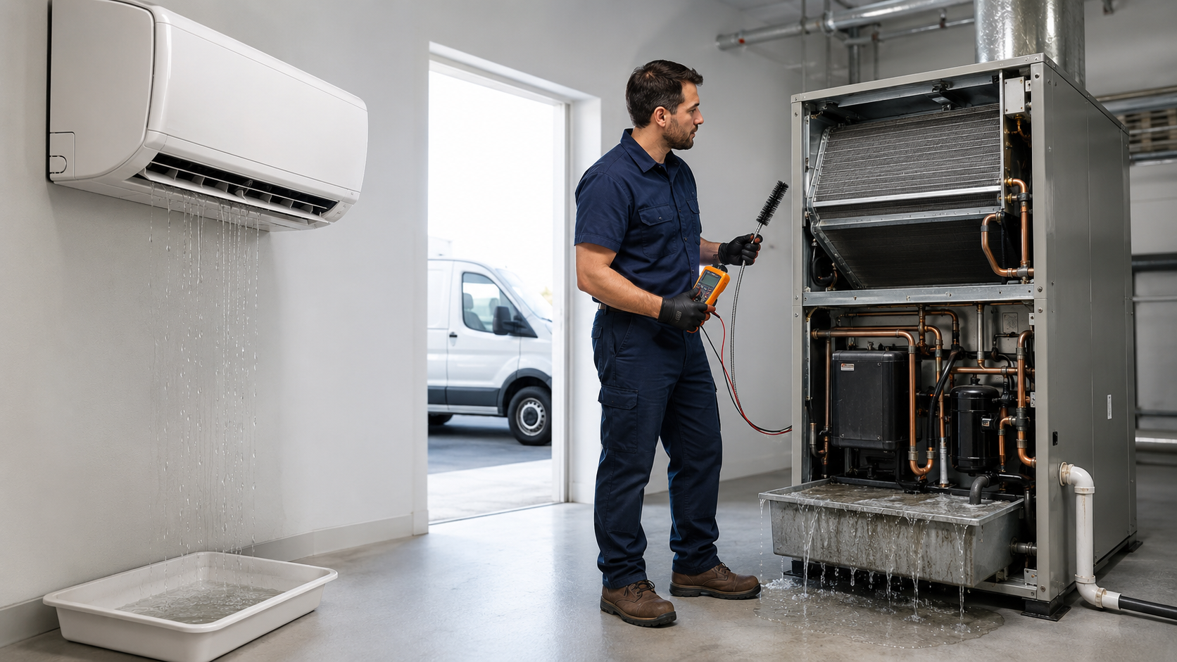 AC Water Leakage Repair in Abu Dhabi - AC repair service 19